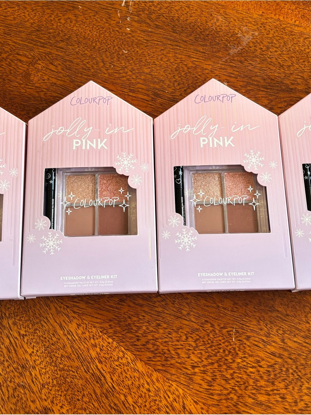 ColourPop Jolly in Pink Eyeshadow & Eyeliner Kit – Pink Shades